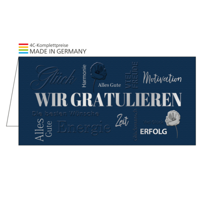 Grusskarte bestseller Motiv 2, Einlage unbedruck