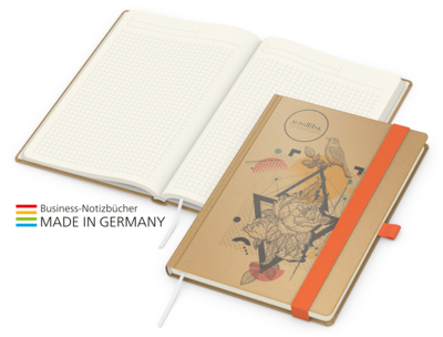 Match-Book Creme bestseller Natura braun A5, orang