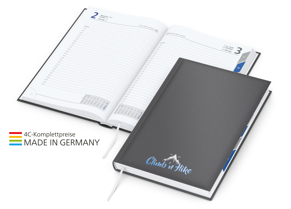 Manager Register bestseller inkl. Siebdruck-Digita