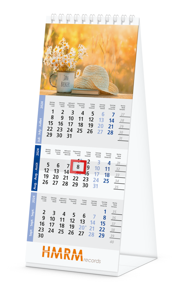 MagicPix 3-Monats-Tischkalender