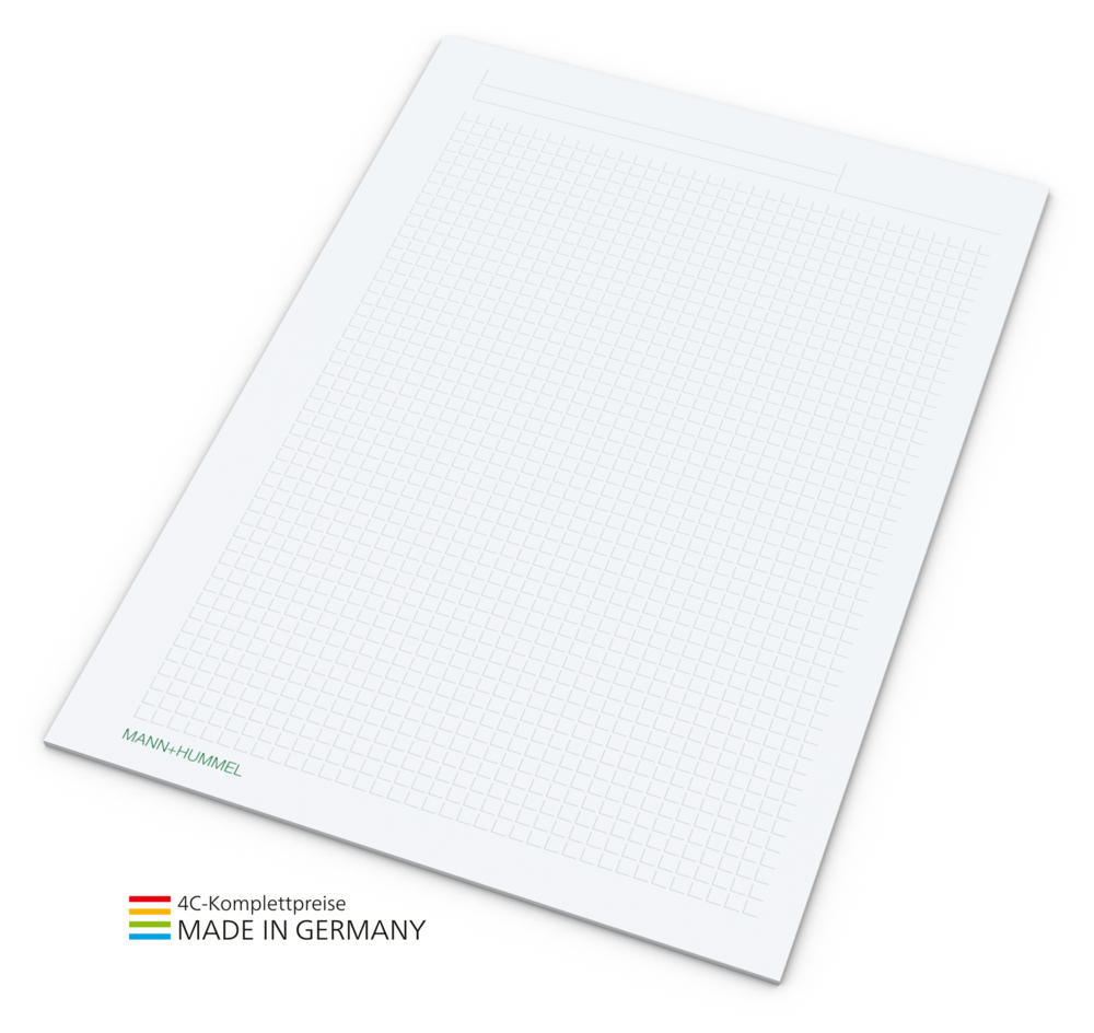 Schreibblock A4 bestseller, 25 Blatt